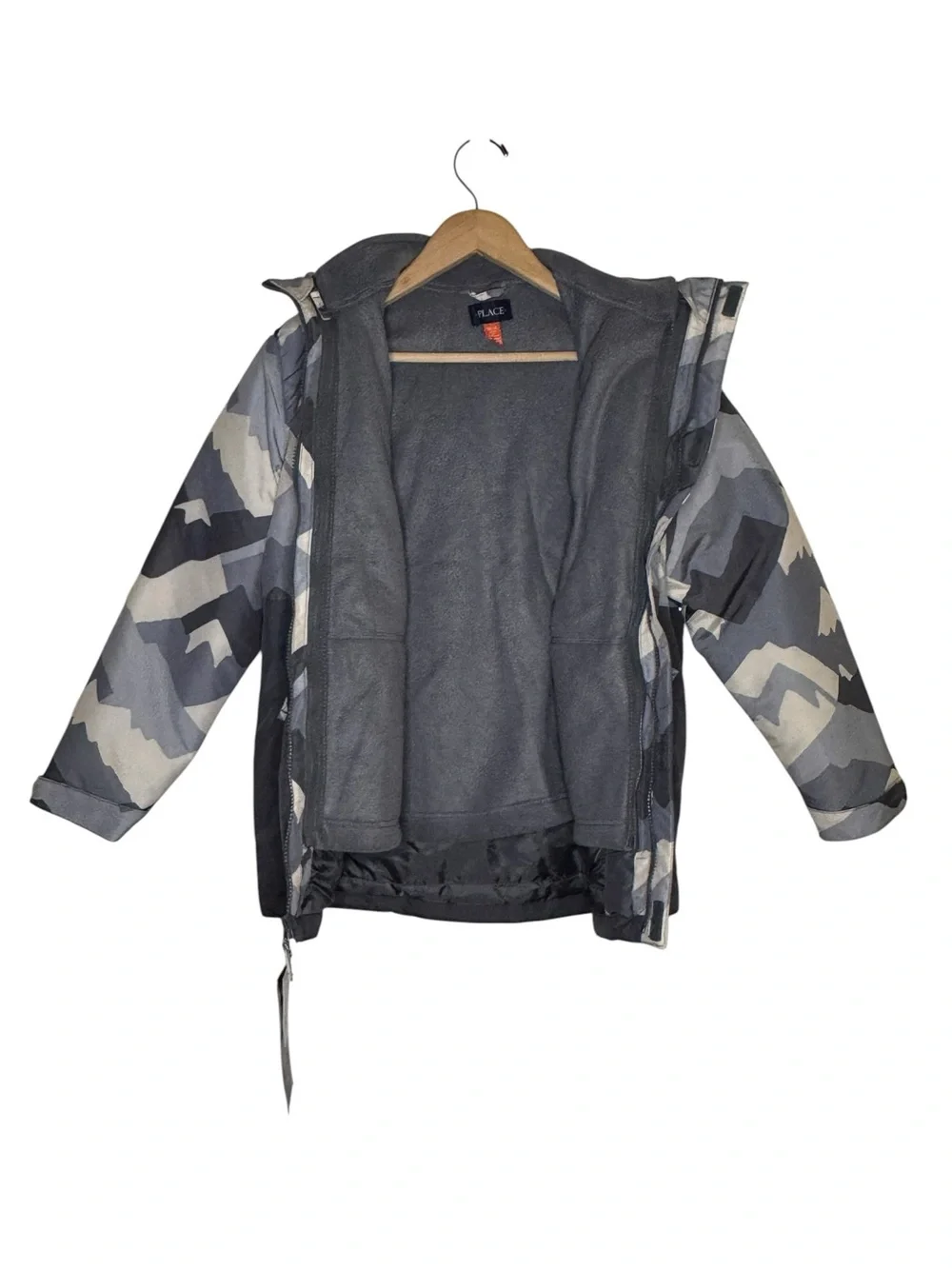 NEW The Children’s Place Print Colorblock 3 in 1 Jacket Size Large (10/12)